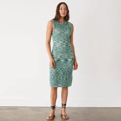 MONROW Space-dye Tank Dress GREENMULTI Cheap